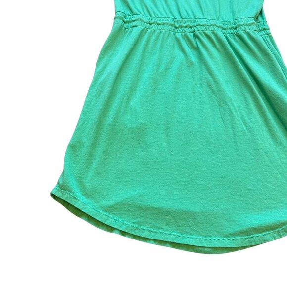 Michael Stars Valerie Green Short Sleeve Dress Stretch Tie Waist Size Medium - Picture 11 of 13